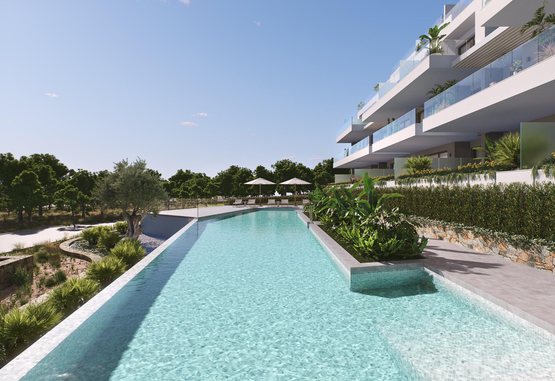 2 bedroom Apartment with terrace in Las Colinas Golf - New build in Medvilla Spanje