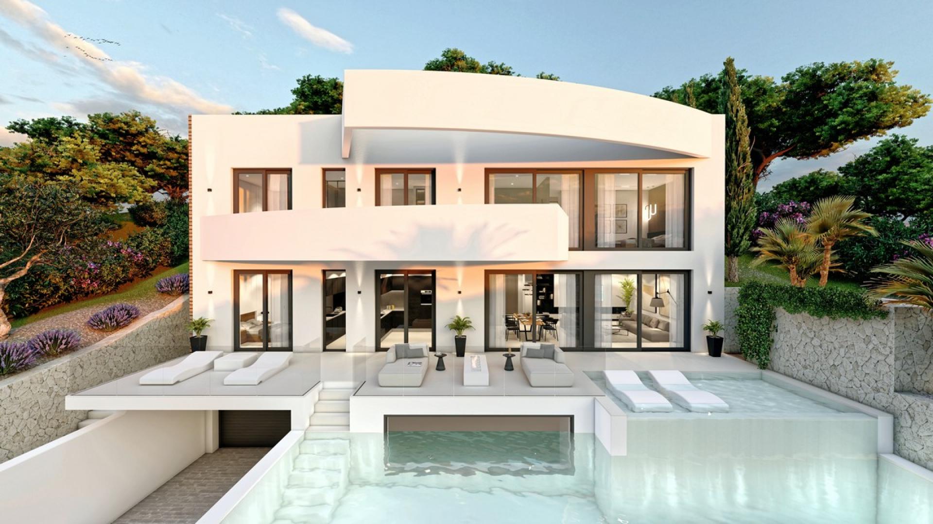 4 bedroom Villa in Altea - New build in Medvilla Spanje