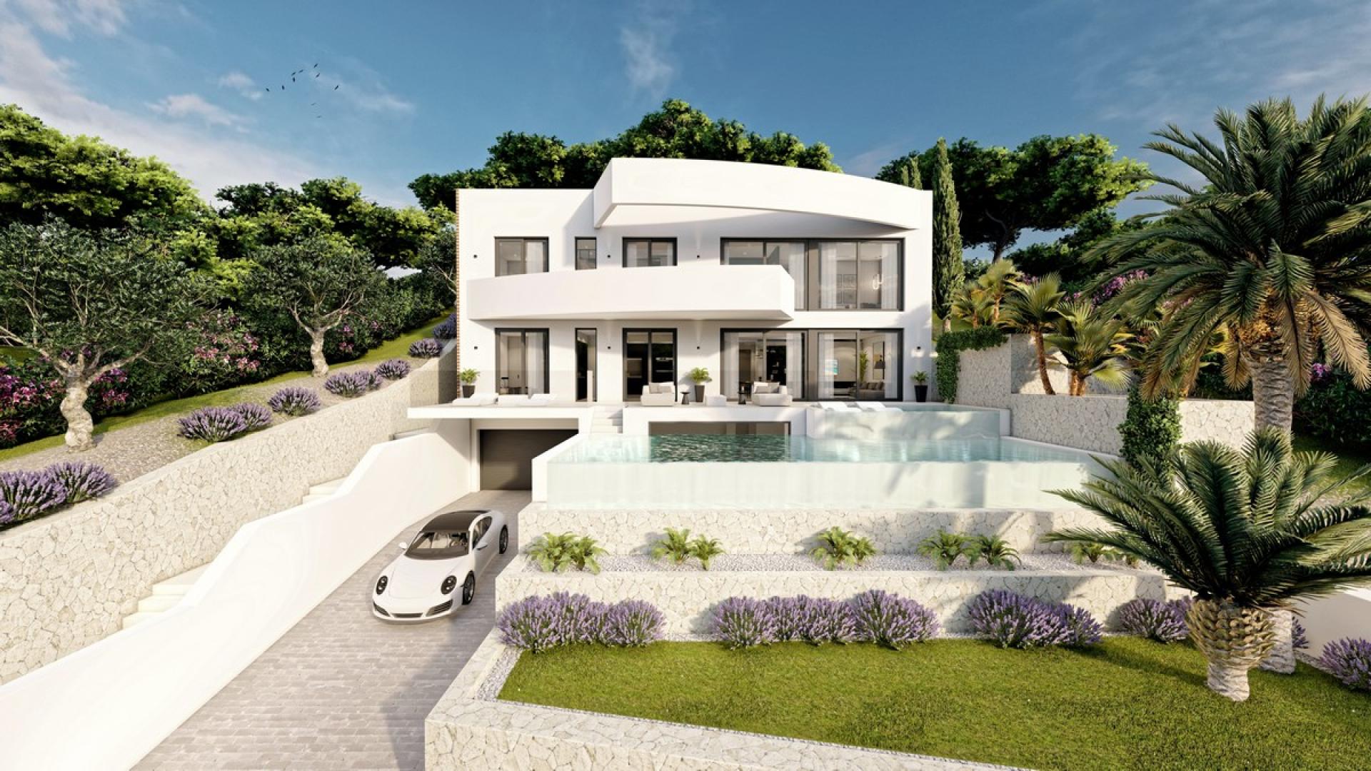 4 bedroom Villa in Altea - New build in Medvilla Spanje