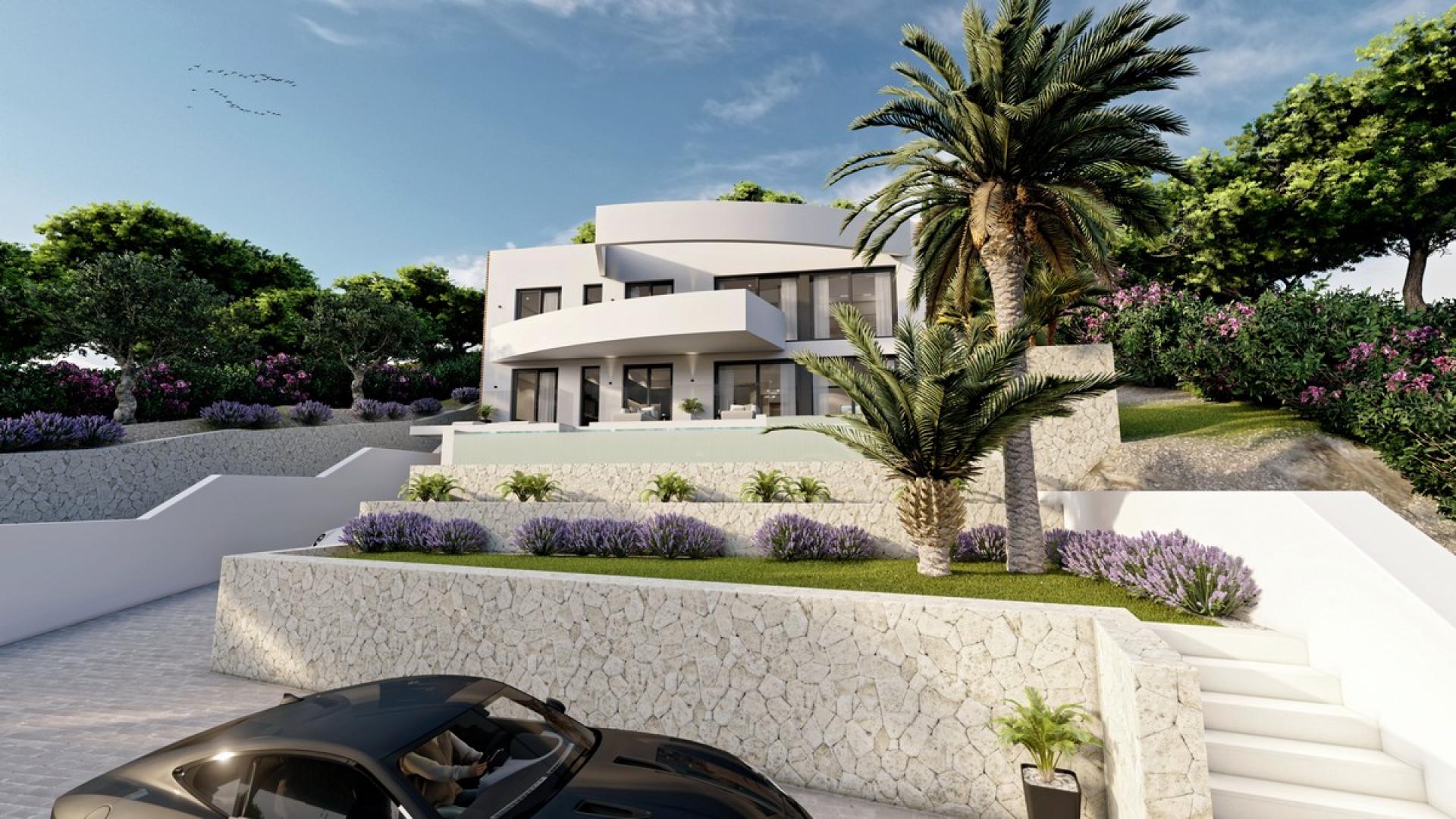 4 bedroom Villa in Altea - New build in Medvilla Spanje