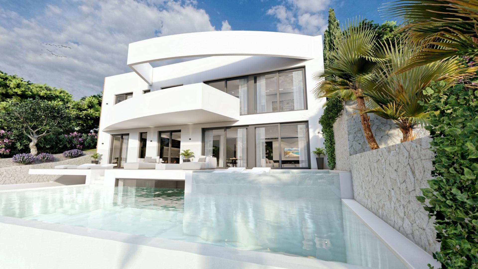 4 bedroom Villa in Altea - New build in Medvilla Spanje