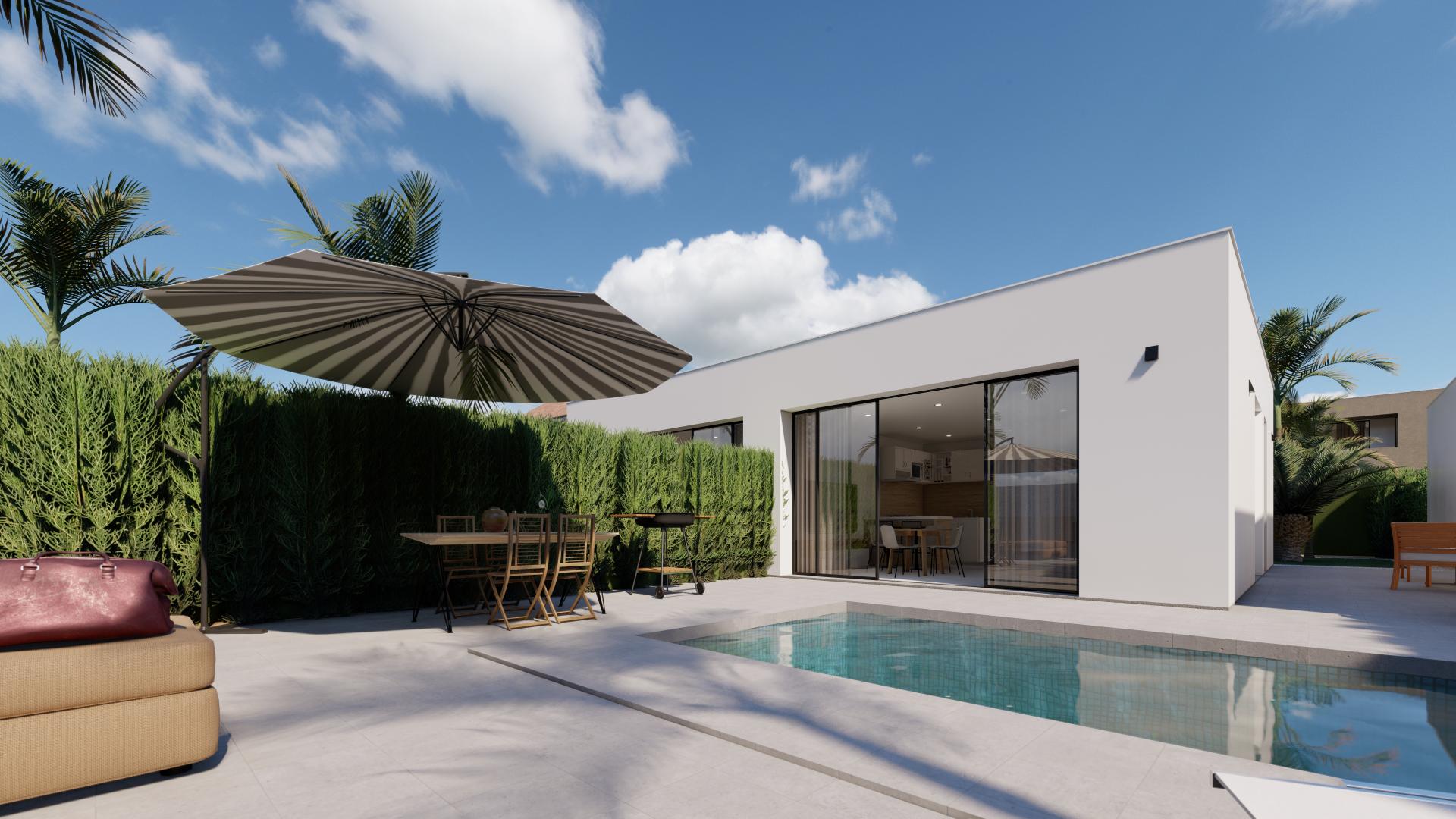 2 bedroom Villa in Los Urrutias in Medvilla Spanje
