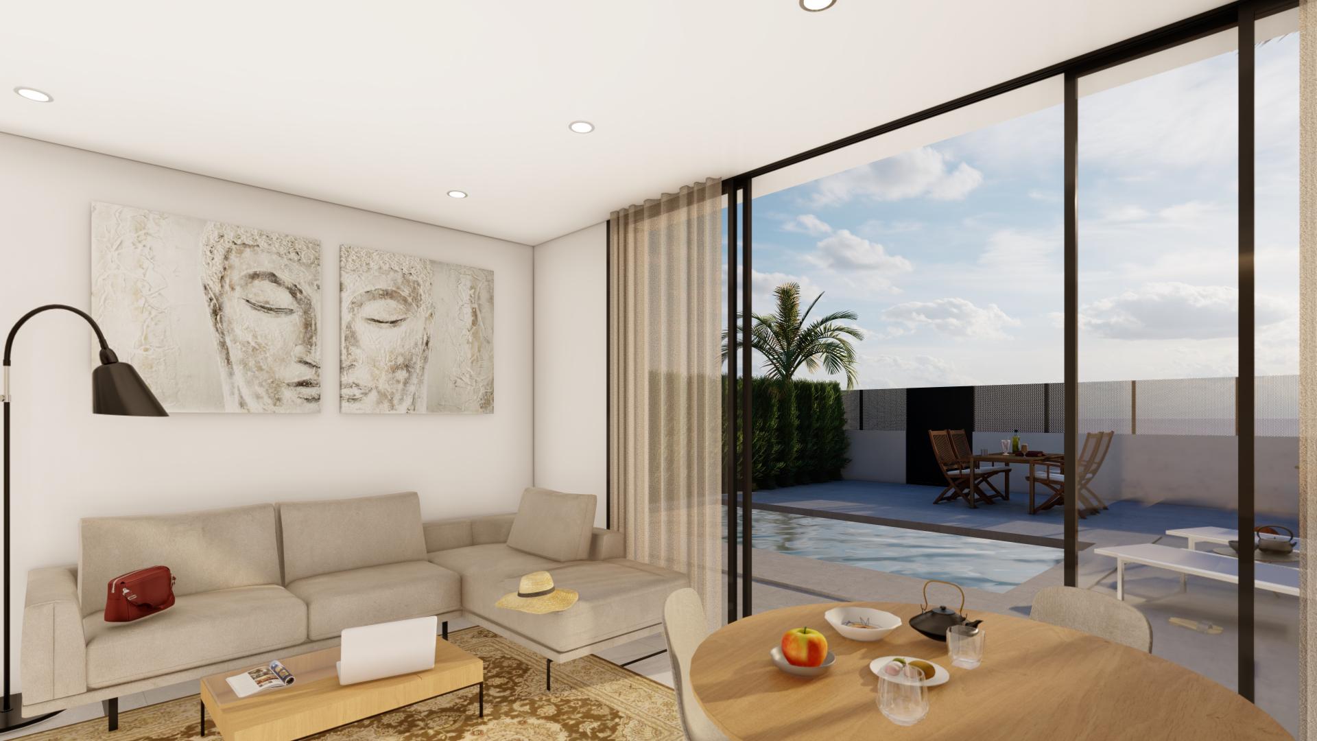 2 bedroom Villa in Los Urrutias in Medvilla Spanje