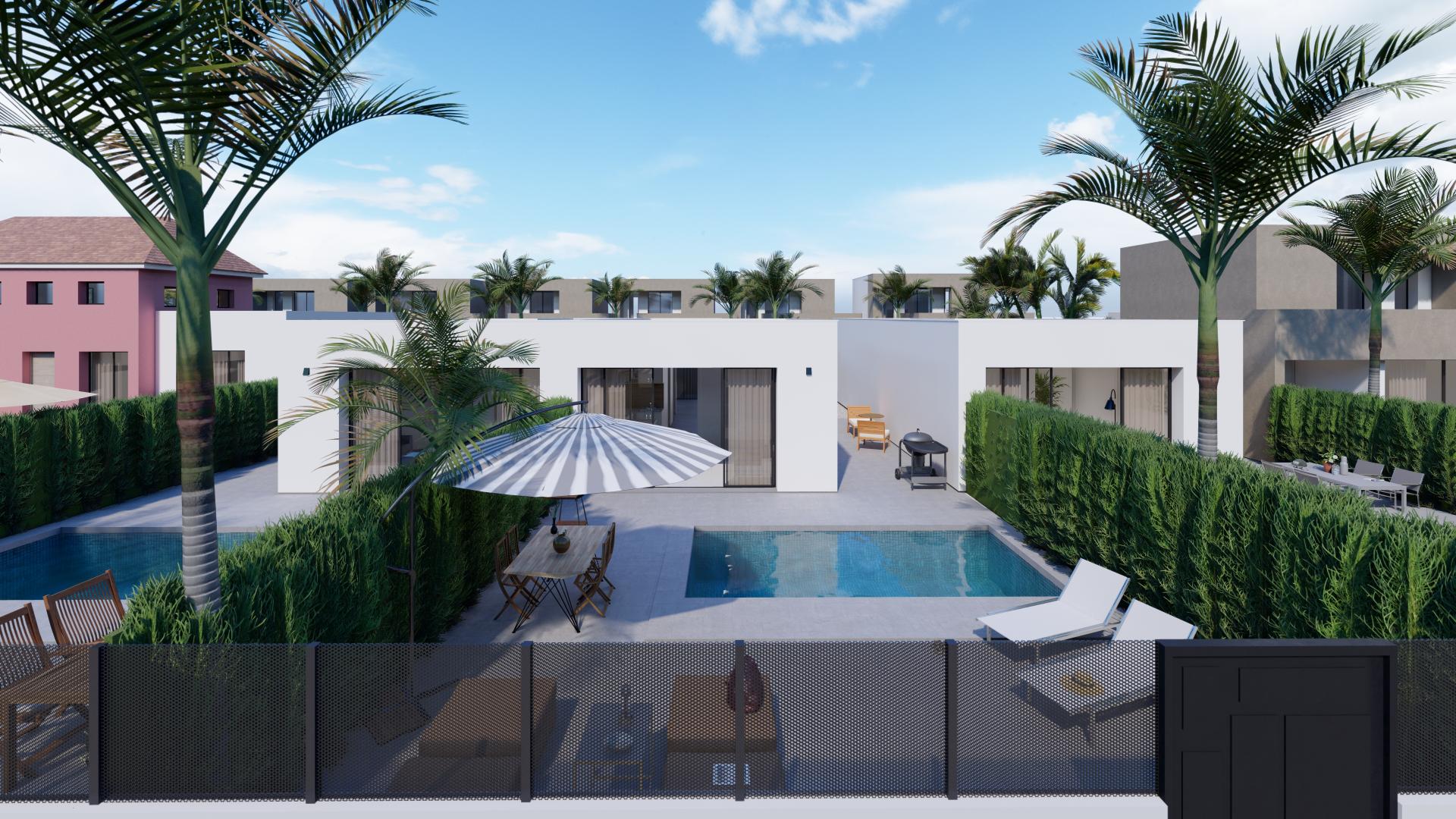 2 bedroom Villa in Los Urrutias in Medvilla Spanje
