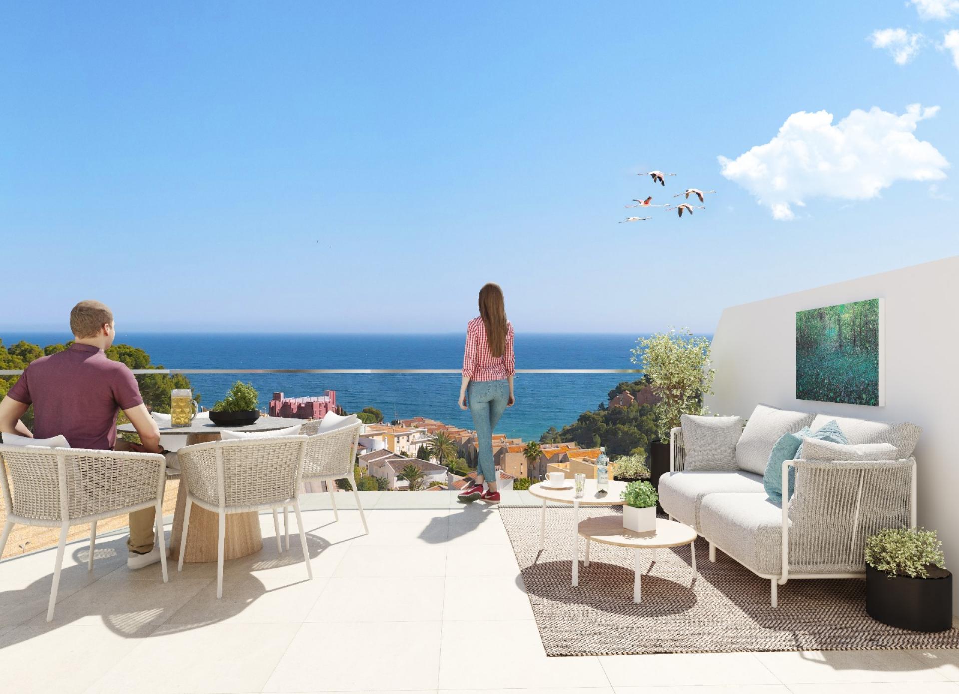 2 bedroom Apartment with terrace in Calpe in Medvilla Spanje