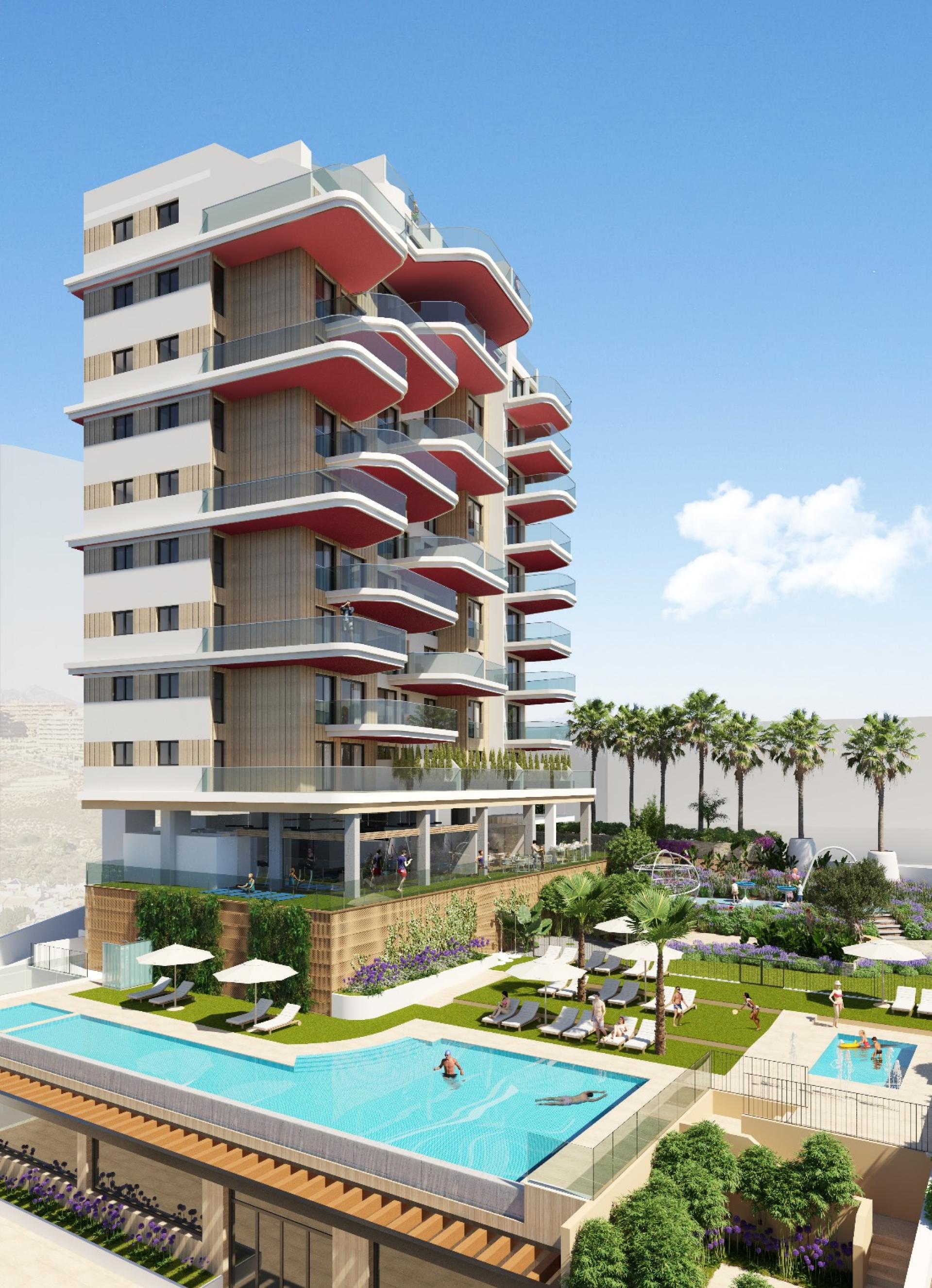 3 bedroom Apartment with terrace in Calpe - New build in Medvilla Spanje