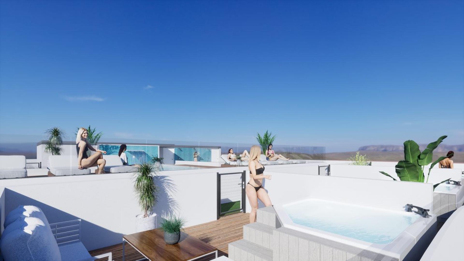 3 bedroom Apartments - solarium in Torrevieja in Medvilla Spanje