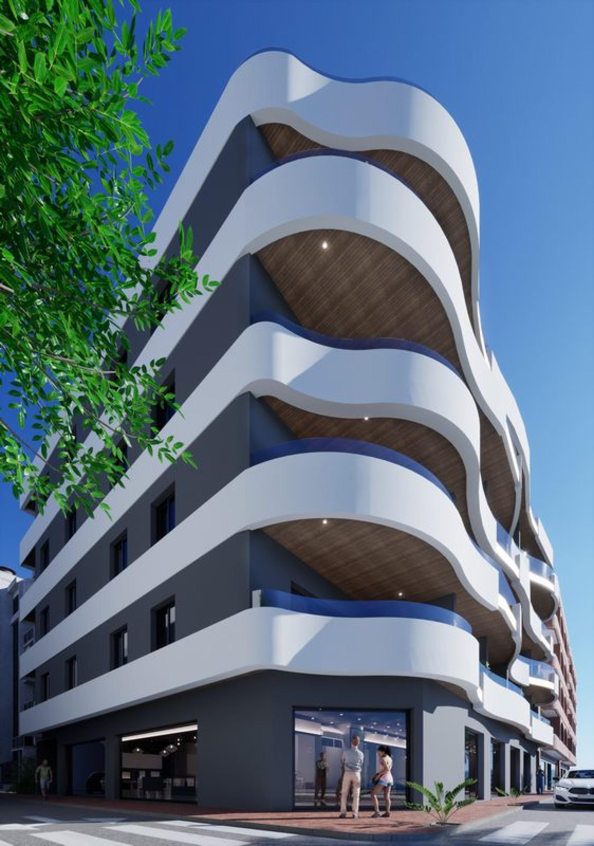 3 bedroom Apartments - solarium in Torrevieja in Medvilla Spanje