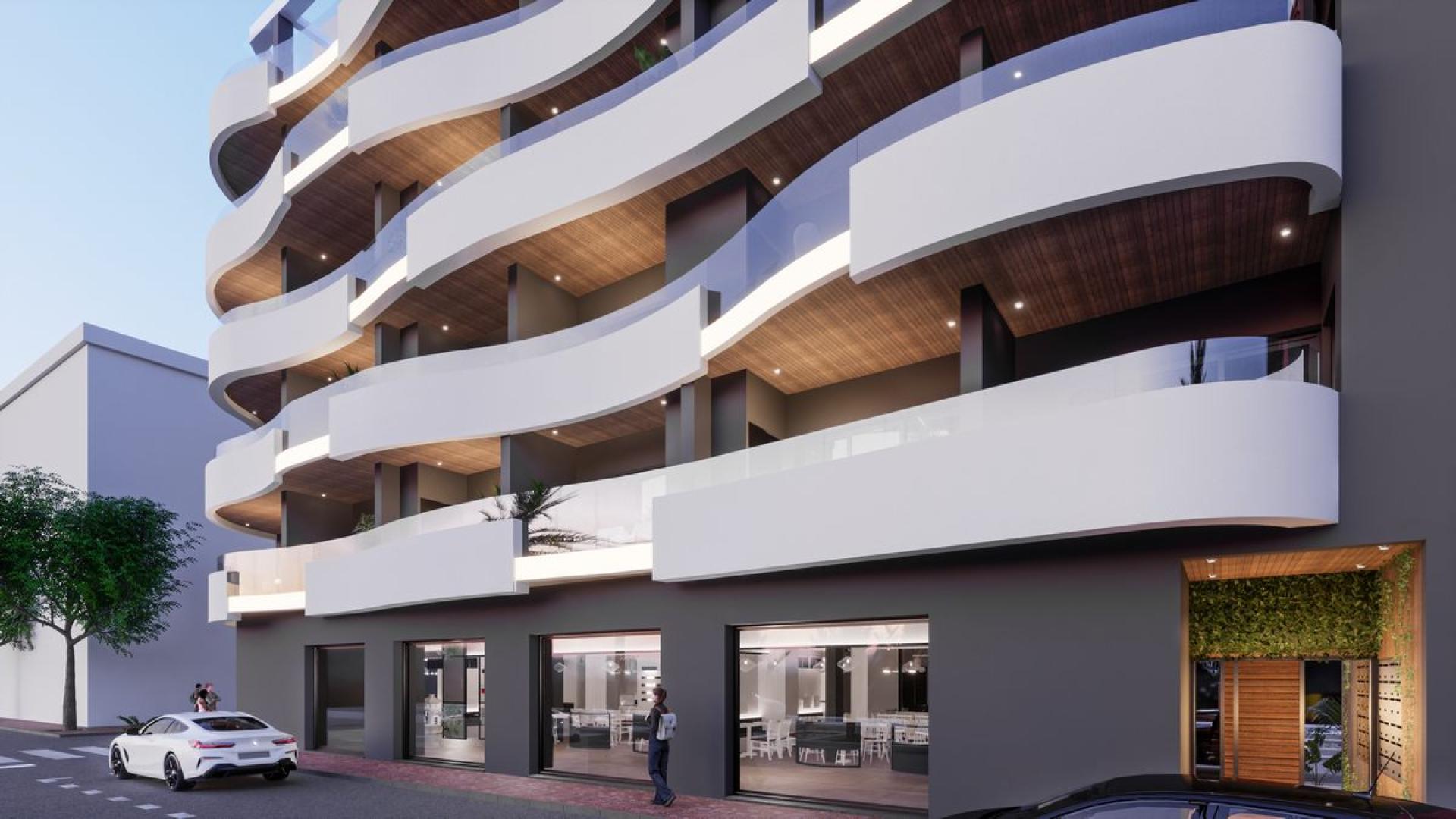 3 bedroom Apartments - solarium in Torrevieja in Medvilla Spanje