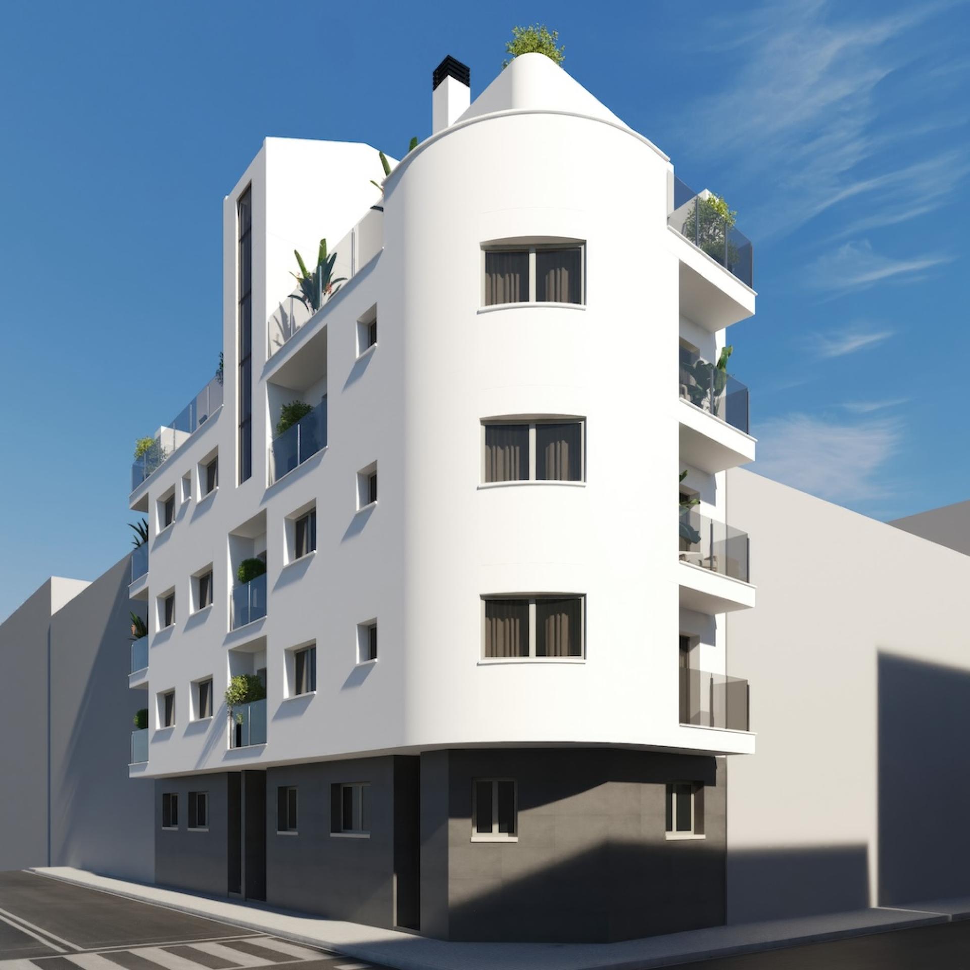 2 bedroom Apartment with terrace in Torrevieja - New build in Medvilla Spanje