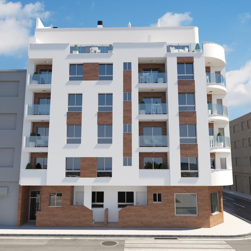 2 bedroom Apartment with terrace in Torrevieja in Medvilla Spanje