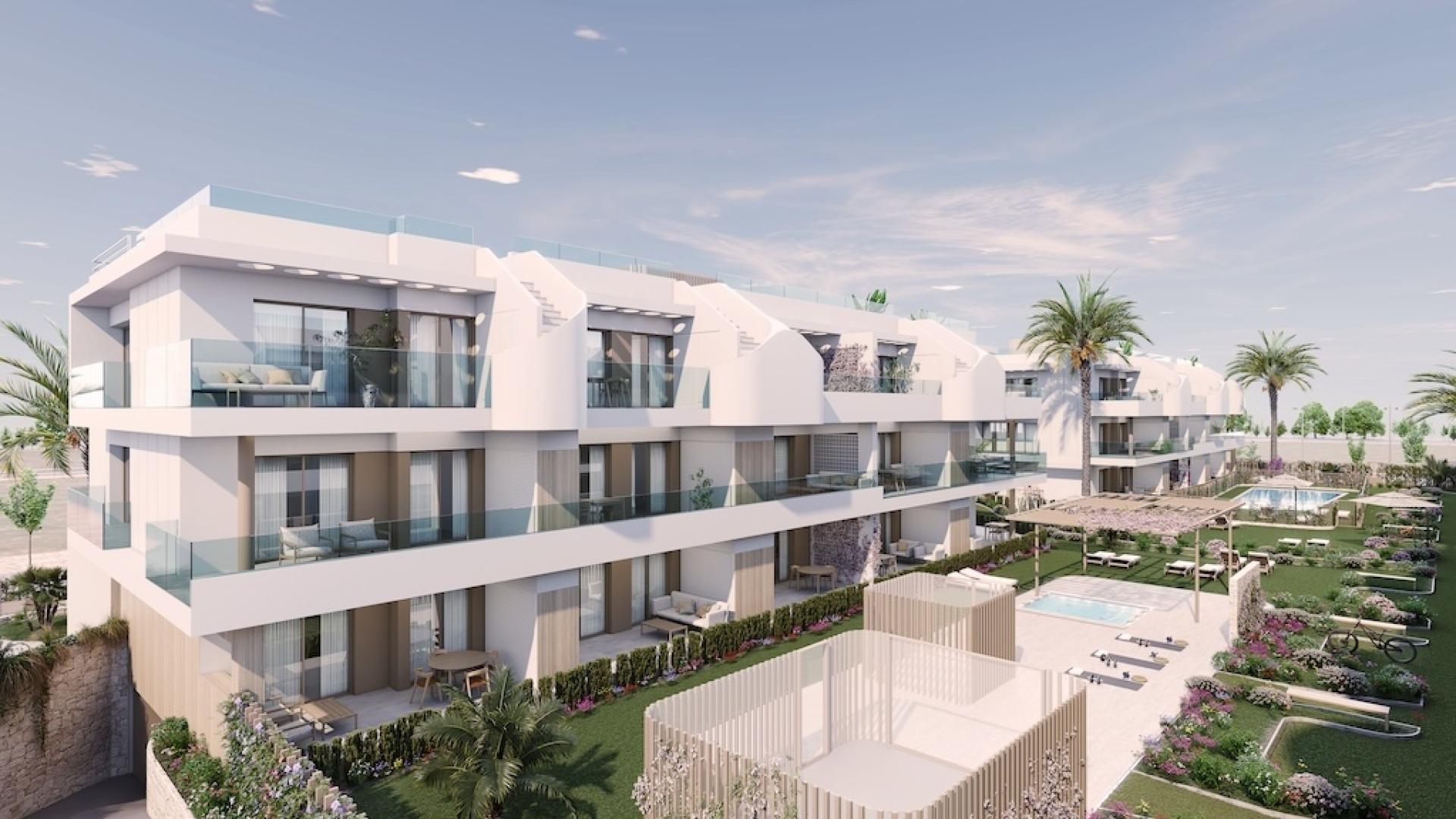 3 bedroom Apartments - solarium in Pilar de la Horadada - New build in Medvilla Spanje