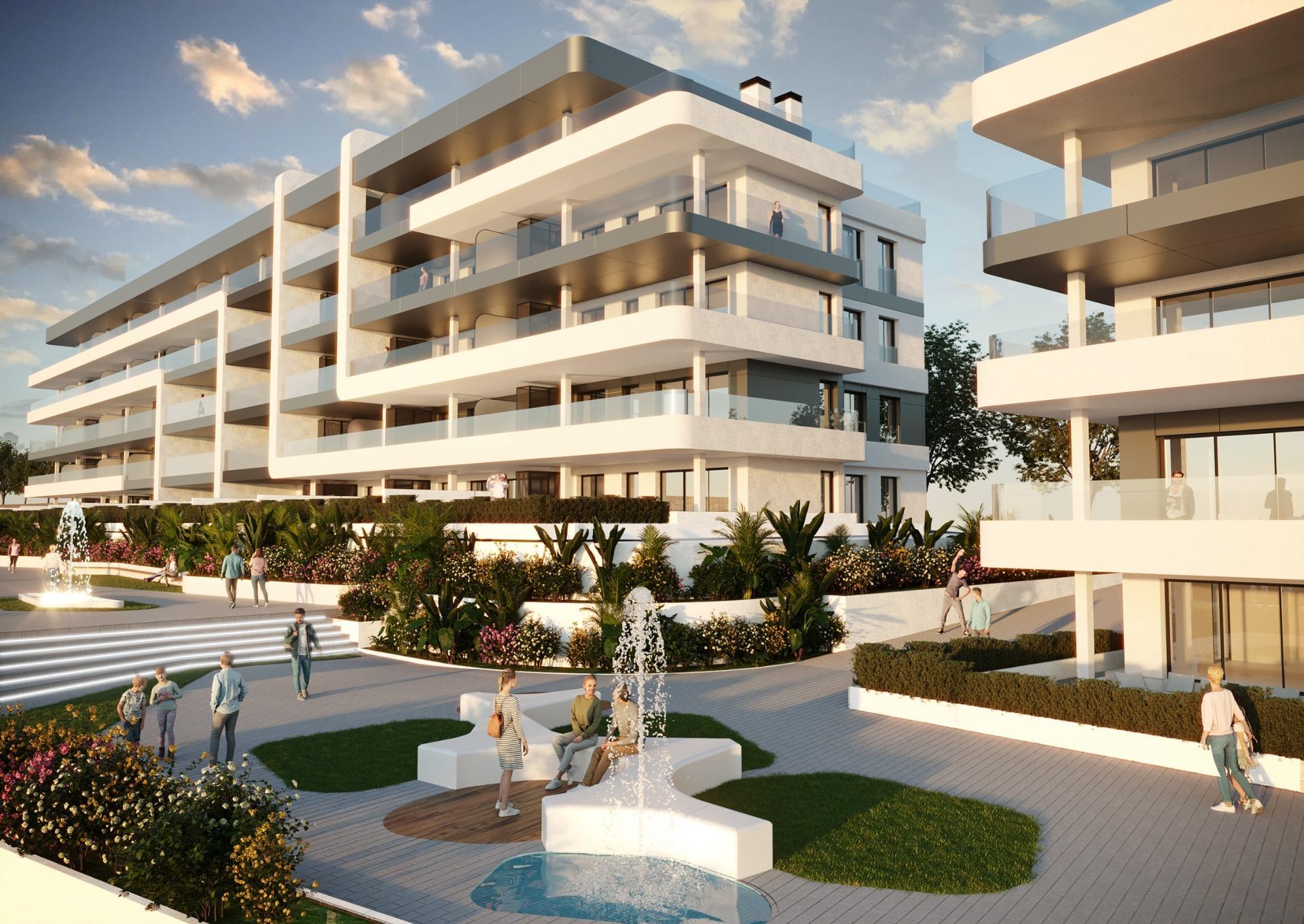2 bedroom Apartments - solarium in Mutxamel in Medvilla Spanje