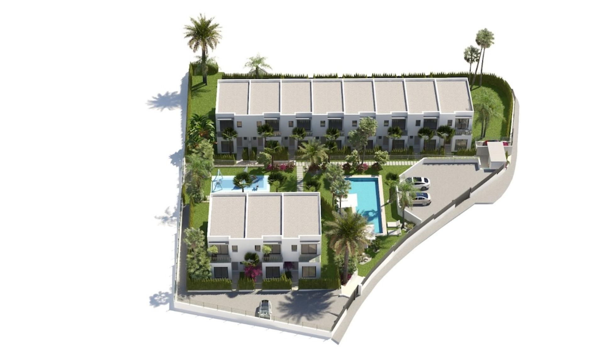 3 bedroom Terraced villa in Finestrat in Medvilla Spanje