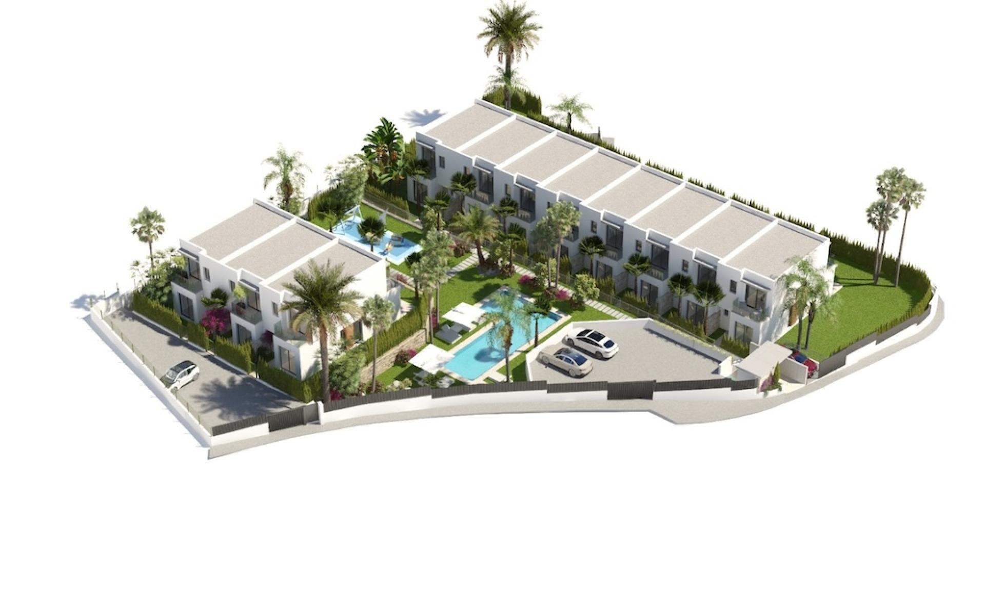 3 bedroom Terraced villa in Finestrat in Medvilla Spanje