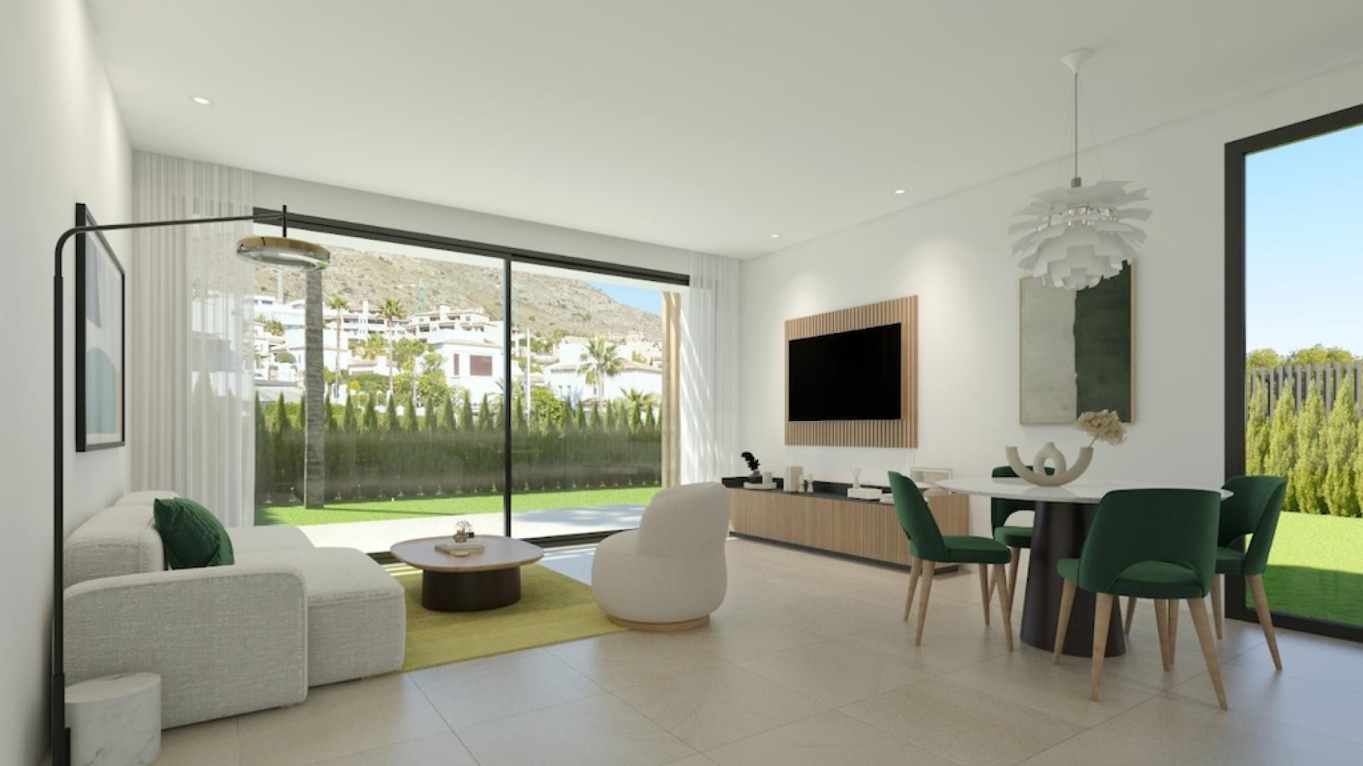3 bedroom Terraced villa in Finestrat in Medvilla Spanje