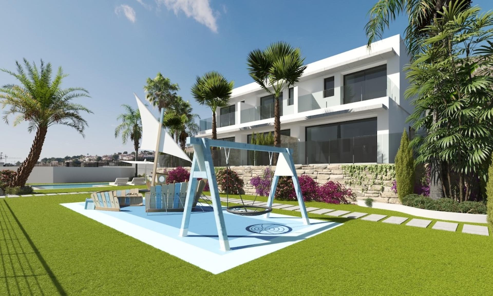 3 bedroom Terraced villa in Finestrat in Medvilla Spanje