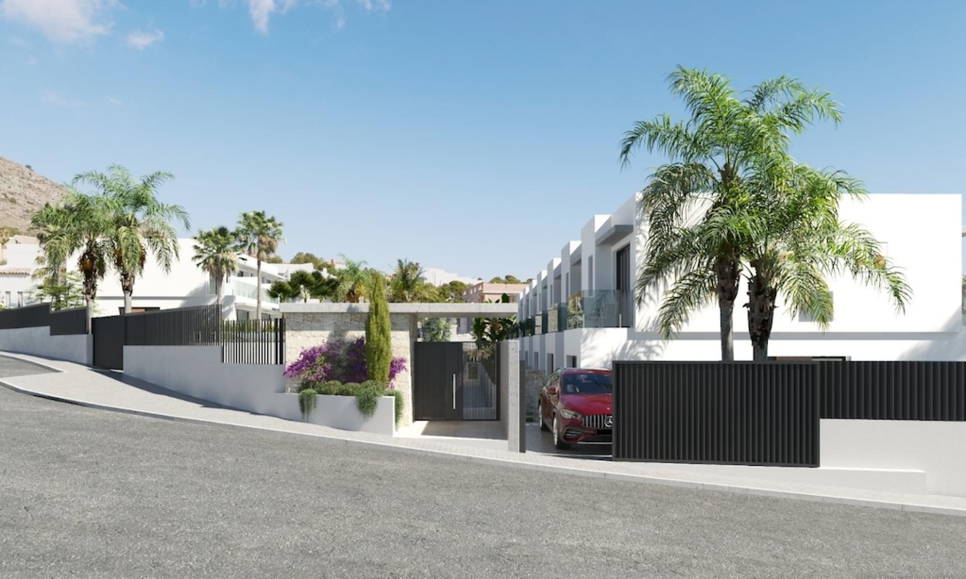 3 bedroom Terraced villa in Finestrat in Medvilla Spanje