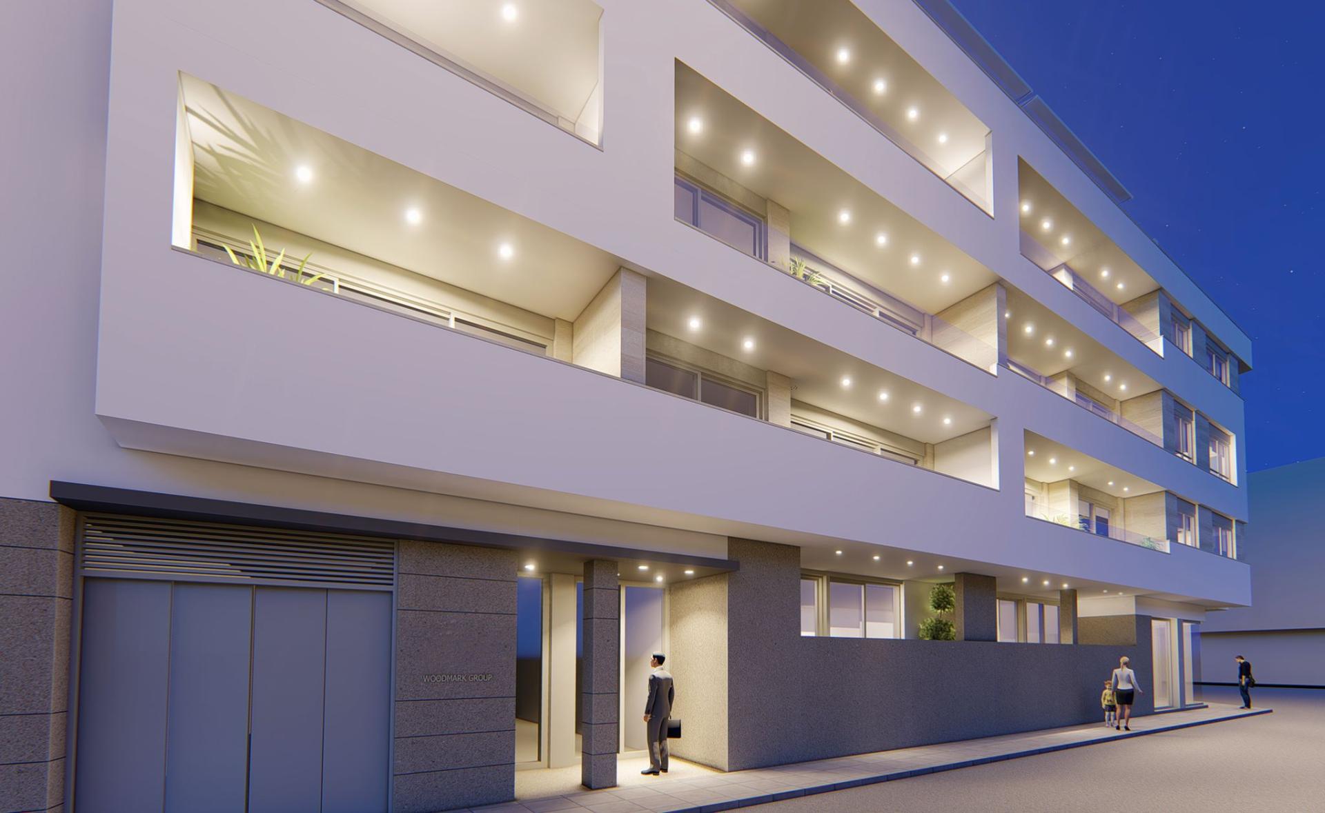 2 bedroom Apartment with terrace in Torrevieja in Medvilla Spanje
