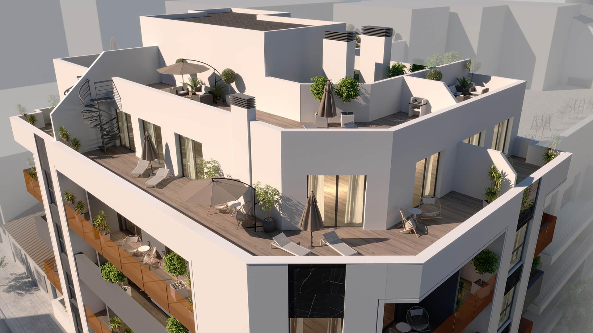 2 bedroom Apartment with terrace in Torrevieja - Resale in Medvilla Spanje