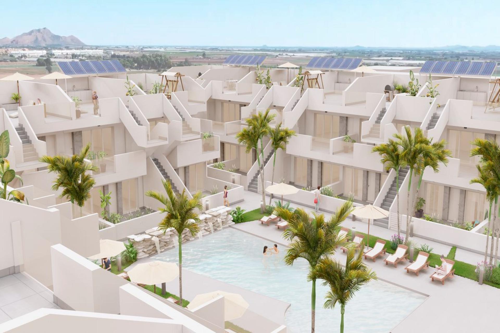 2 bedroom Apartments - solarium in Roldán in Medvilla Spanje