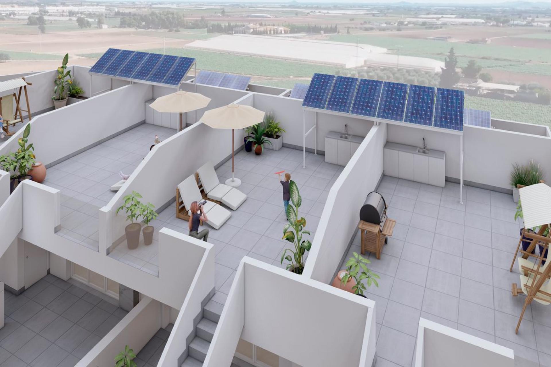 2 bedroom Apartments - solarium in Roldán in Medvilla Spanje
