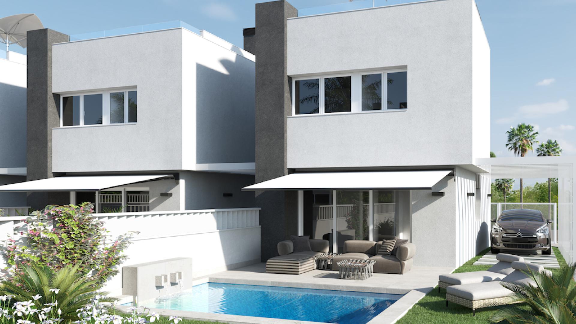 3 bedroom Villa in Pilar de la Horadada - New build in Medvilla Spanje