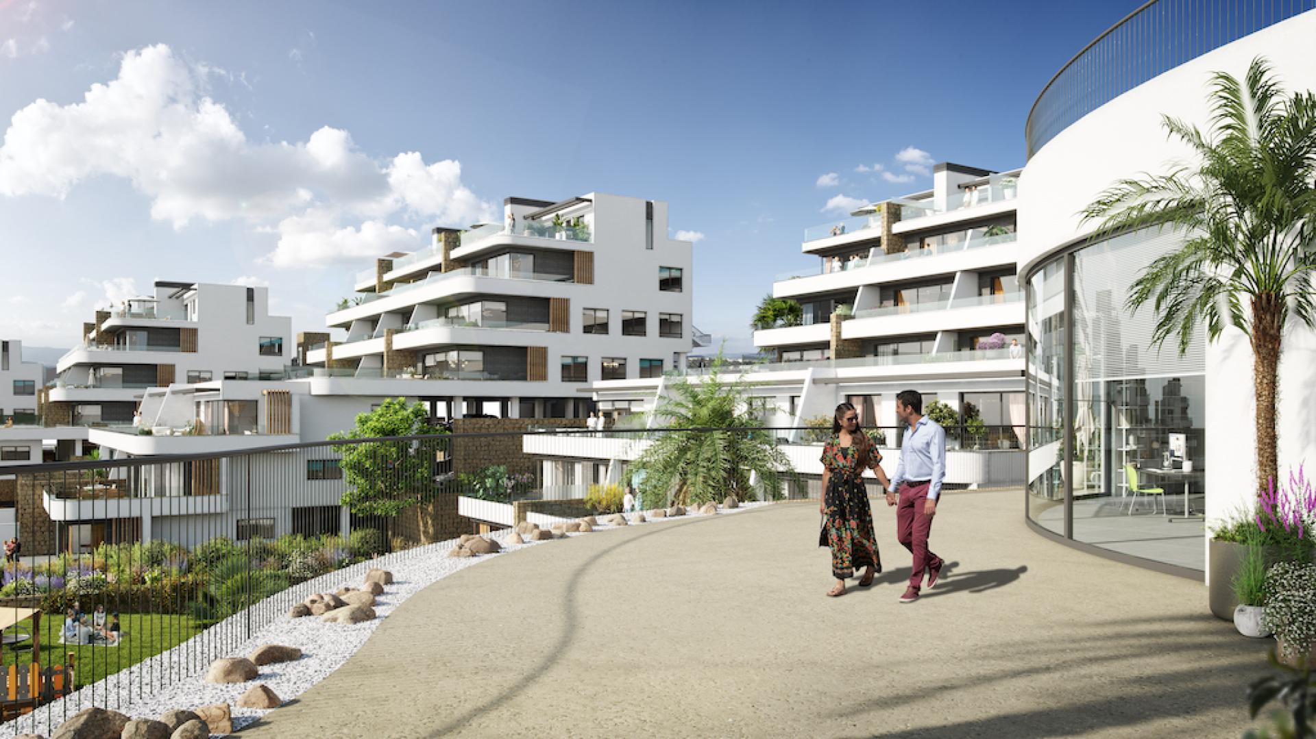 2 bedroom Apartments - solarium in Finestrat in Medvilla Spanje