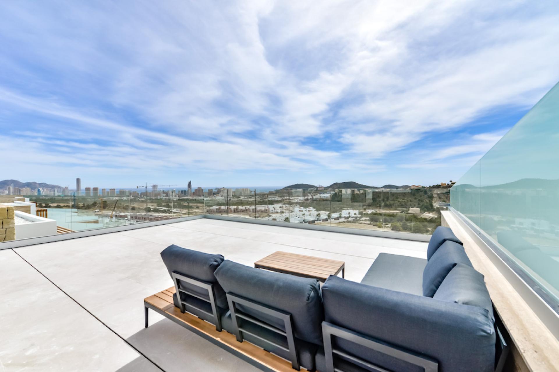 2 bedroom Apartments - solarium in Finestrat in Medvilla Spanje