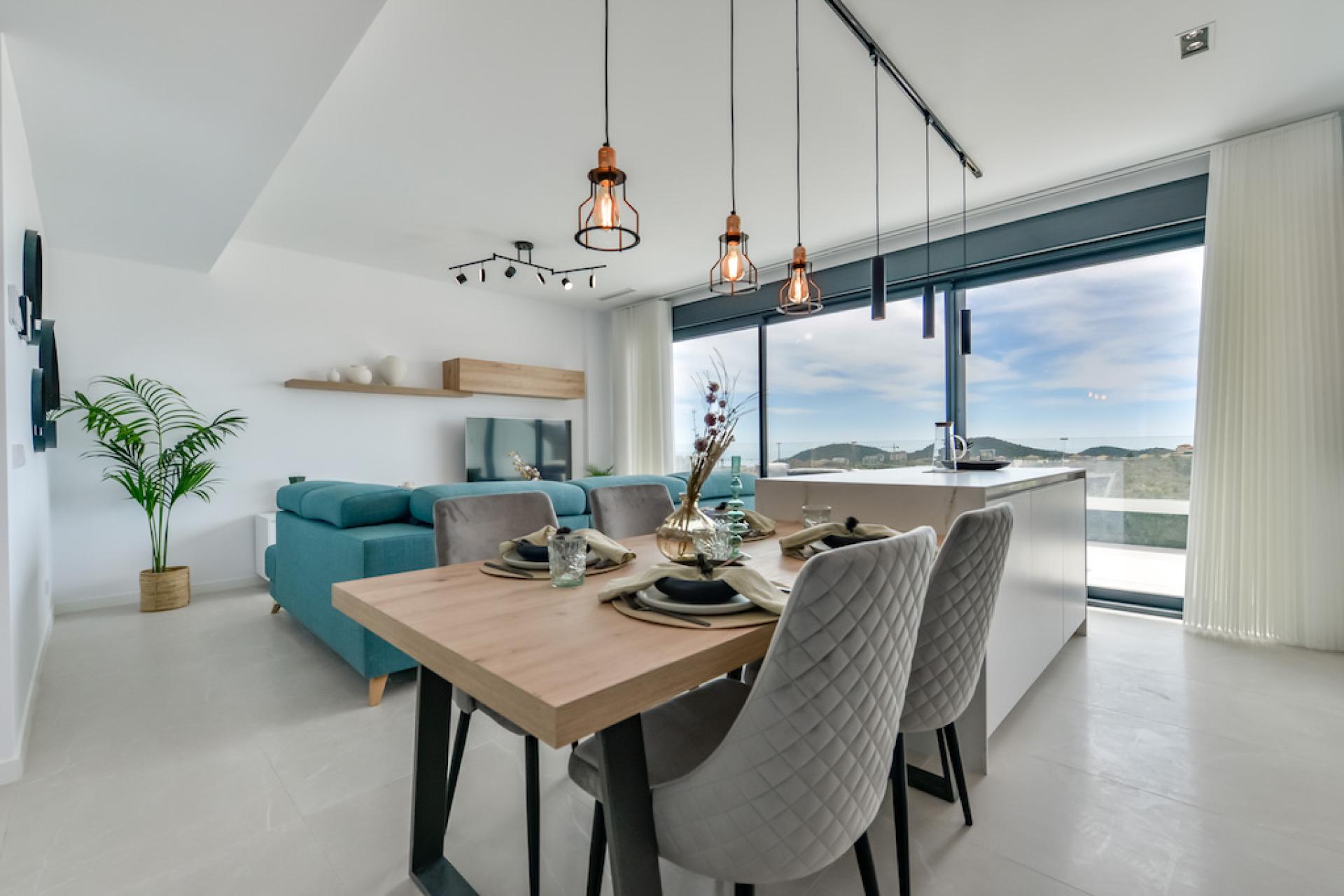 2 bedroom Apartments - solarium in Finestrat in Medvilla Spanje