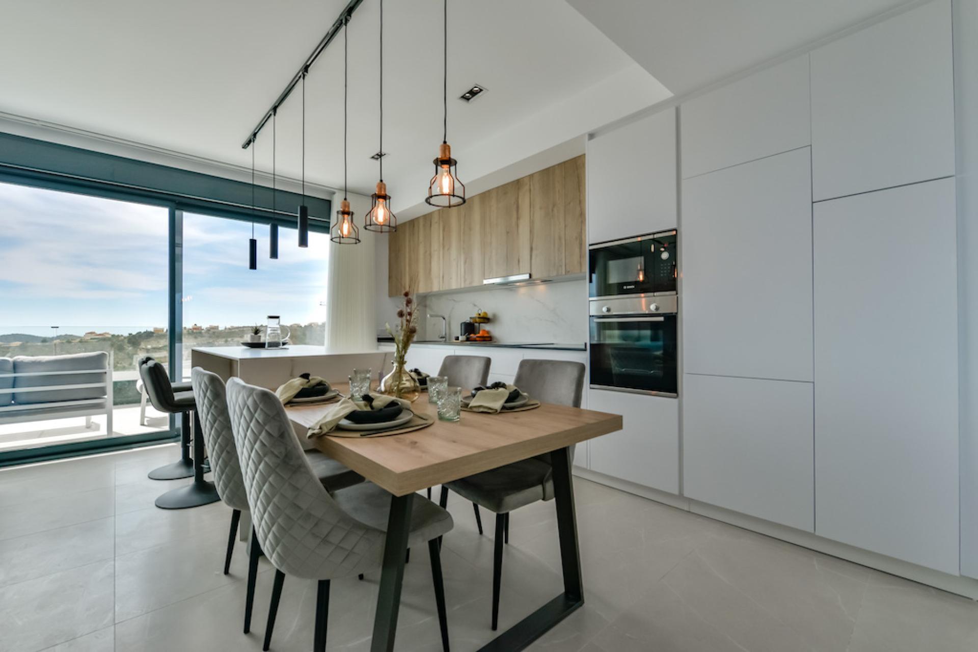 2 bedroom Apartments - solarium in Finestrat in Medvilla Spanje