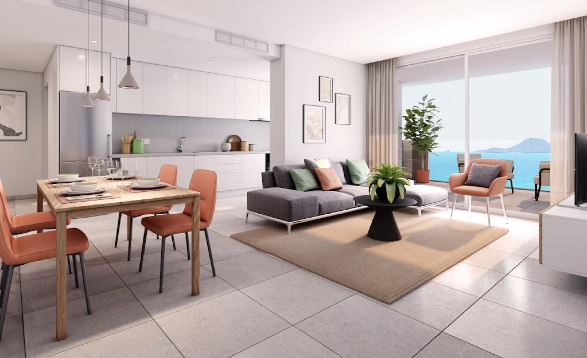 1 bedroom Apartment with terrace in La Manga Del Mar Menor in Medvilla Spanje