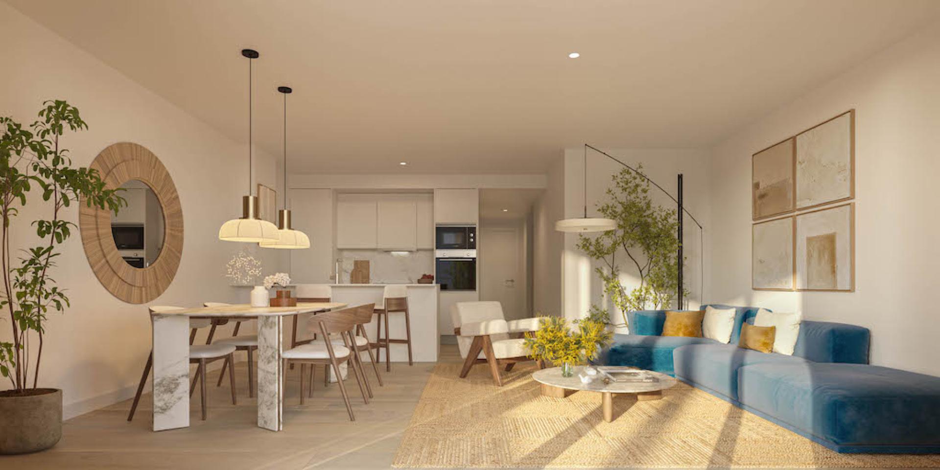 2 bedroom Apartment with terrace in Denia in Medvilla Spanje