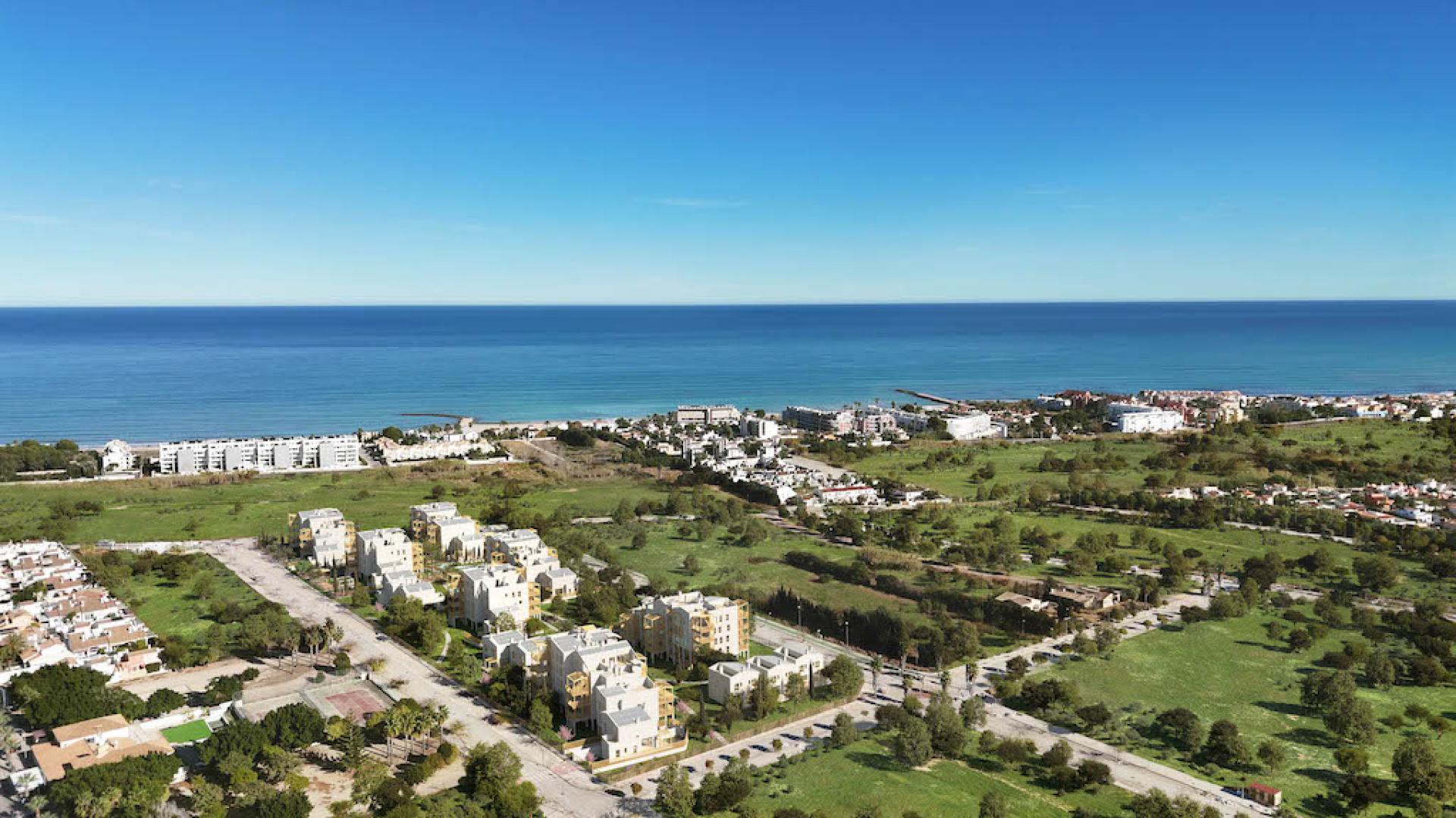 2 bedroom Apartments - solarium in Denia - New build in Medvilla Spanje