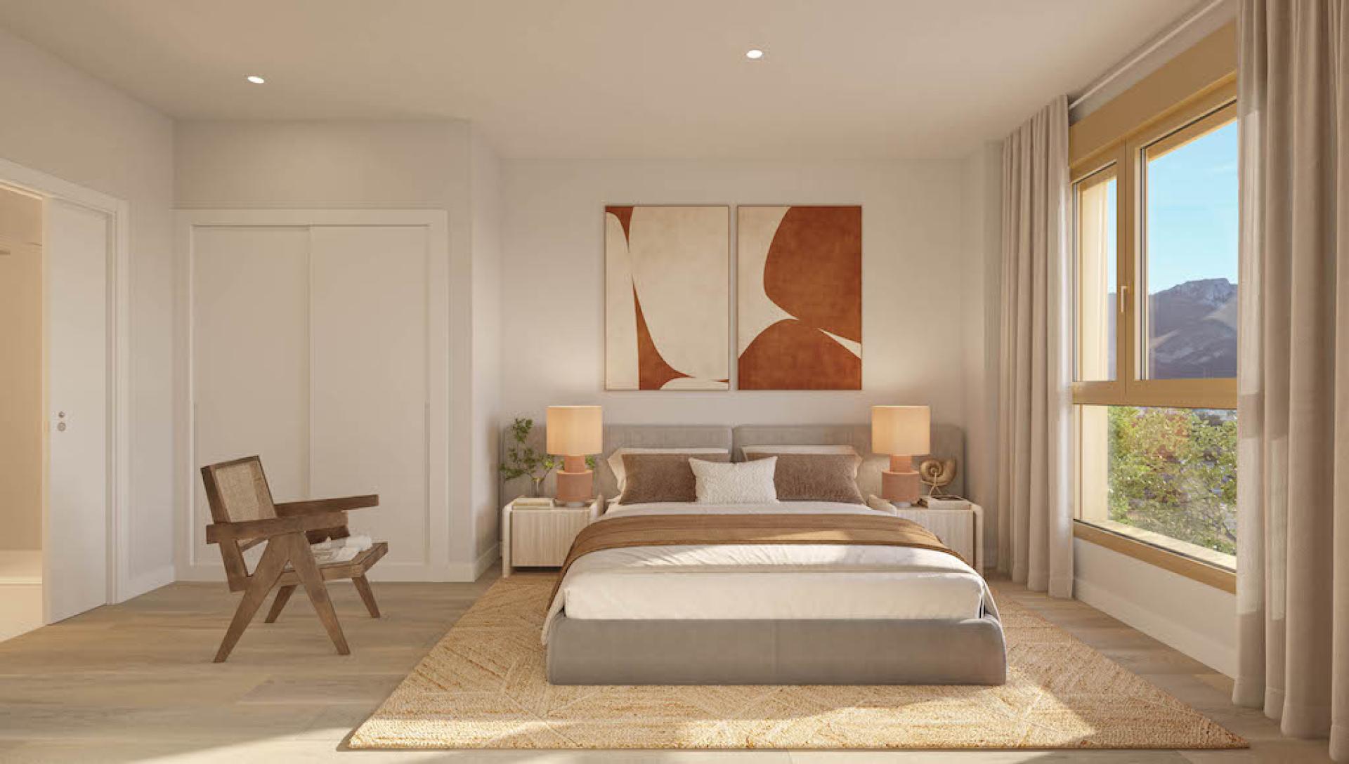 3 bedroom Apartments - solarium in Denia in Medvilla Spanje