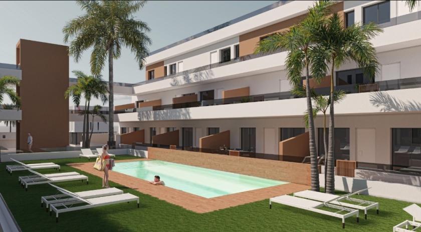 3 bedroom Apartment with terrace in Pilar de la Horadada in Medvilla Spanje