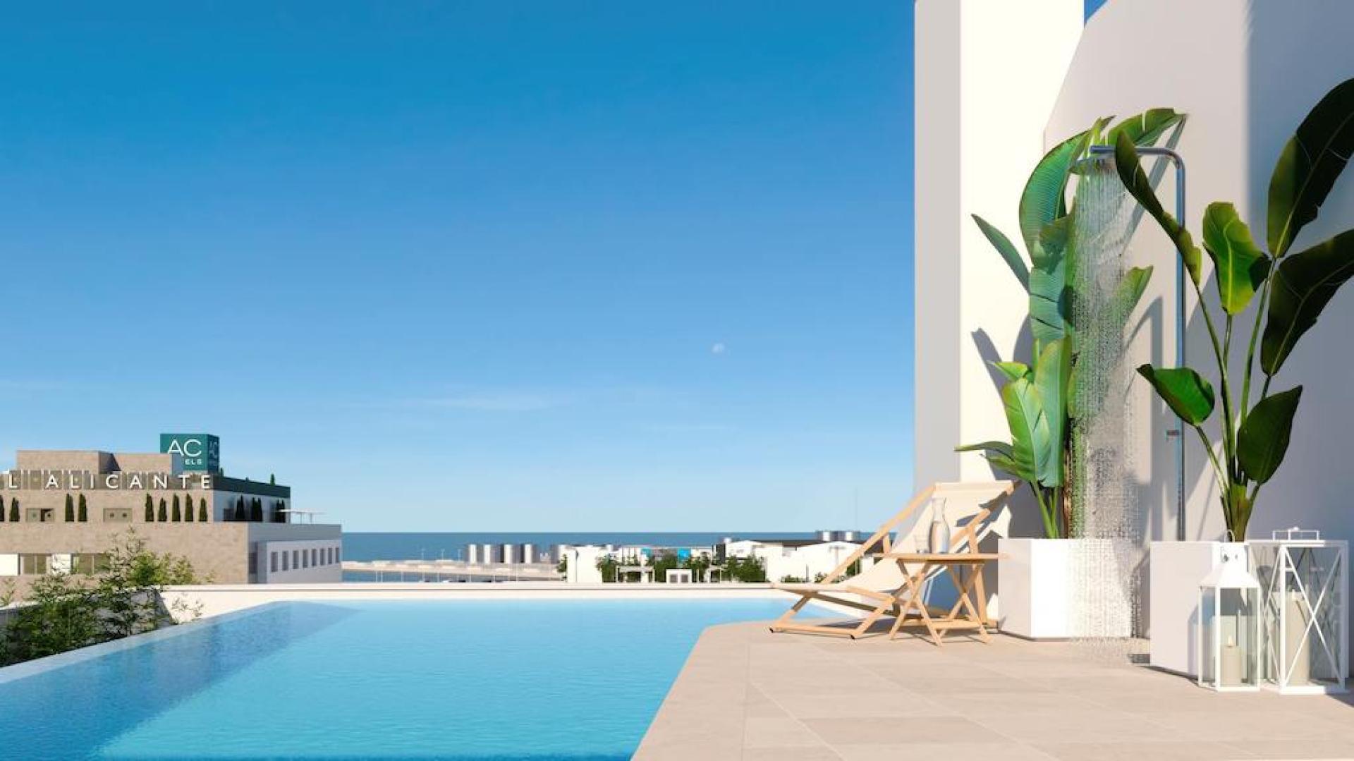 4 bedroom Apartment with terrace in Alicante in Medvilla Spanje