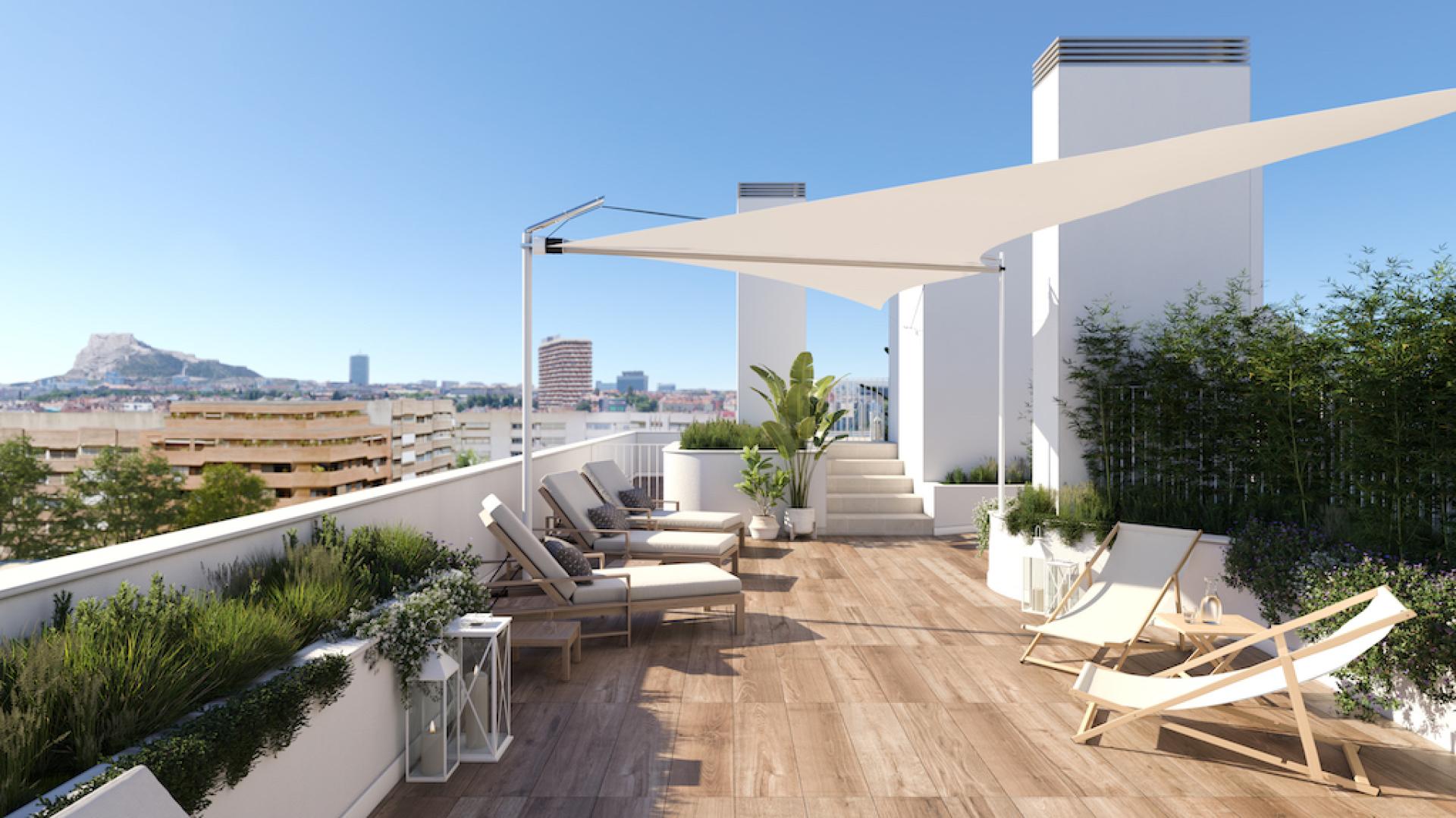 4 bedroom Apartment with terrace in Alicante in Medvilla Spanje