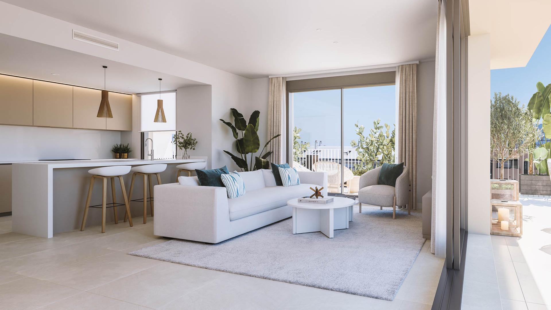 3 bedroom Apartment with terrace in Denia in Medvilla Spanje
