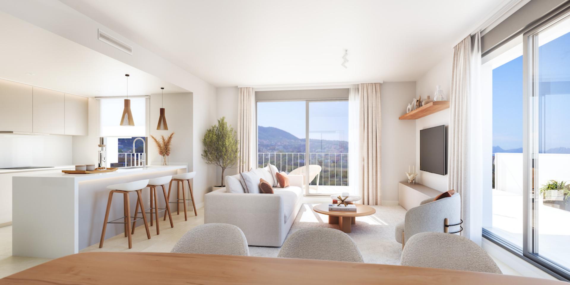 3 bedroom Apartment with terrace in Denia in Medvilla Spanje