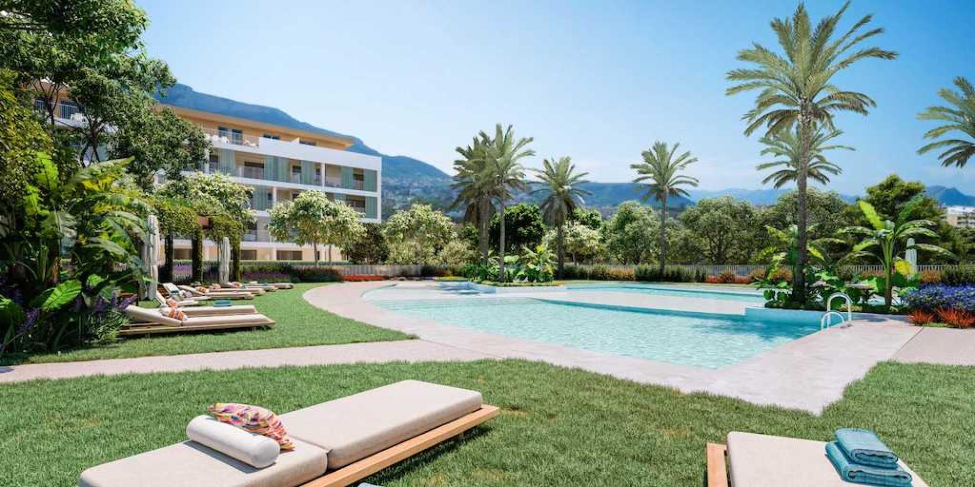 3 bedroom Apartment with terrace in Denia in Medvilla Spanje