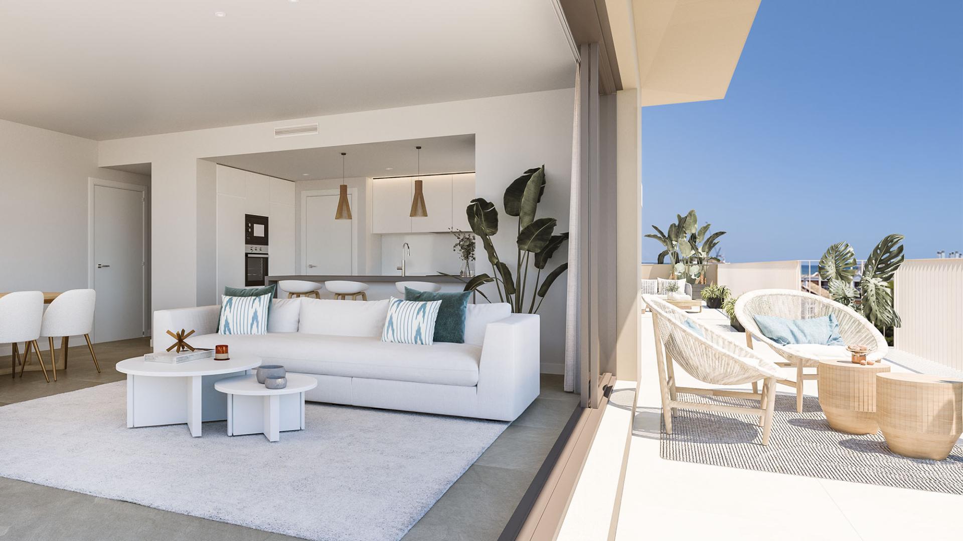 3 bedroom Apartment with terrace in Denia in Medvilla Spanje