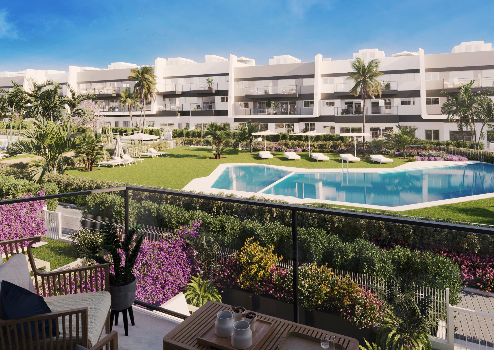 3 bedroom Apartment with garden in Gran Alacant in Medvilla Spanje