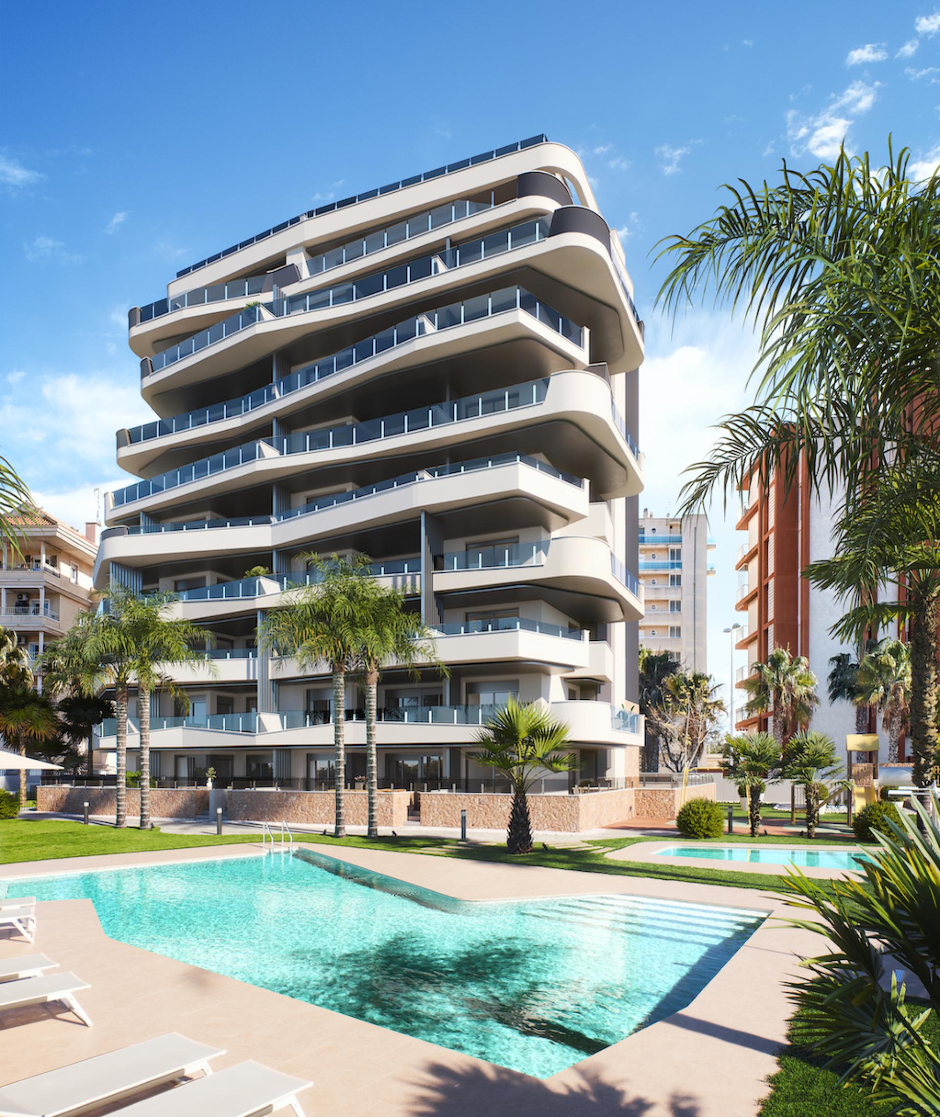 2 bedroom Apartment with terrace in Guardamar del Segura - New build in Medvilla Spanje