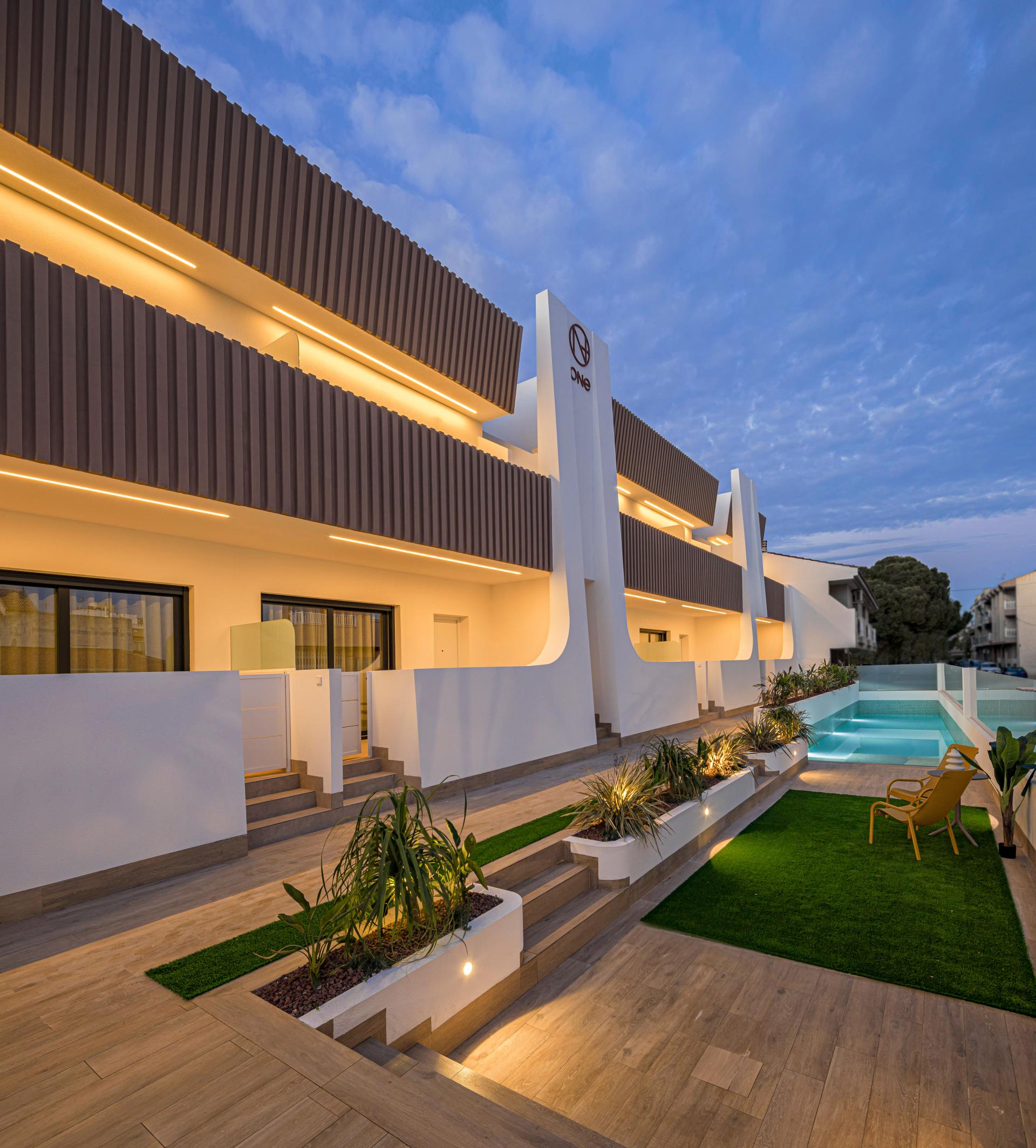 2 bedroom Apartments - solarium in San Pedro Del Pinatar - New build in Medvilla Spanje