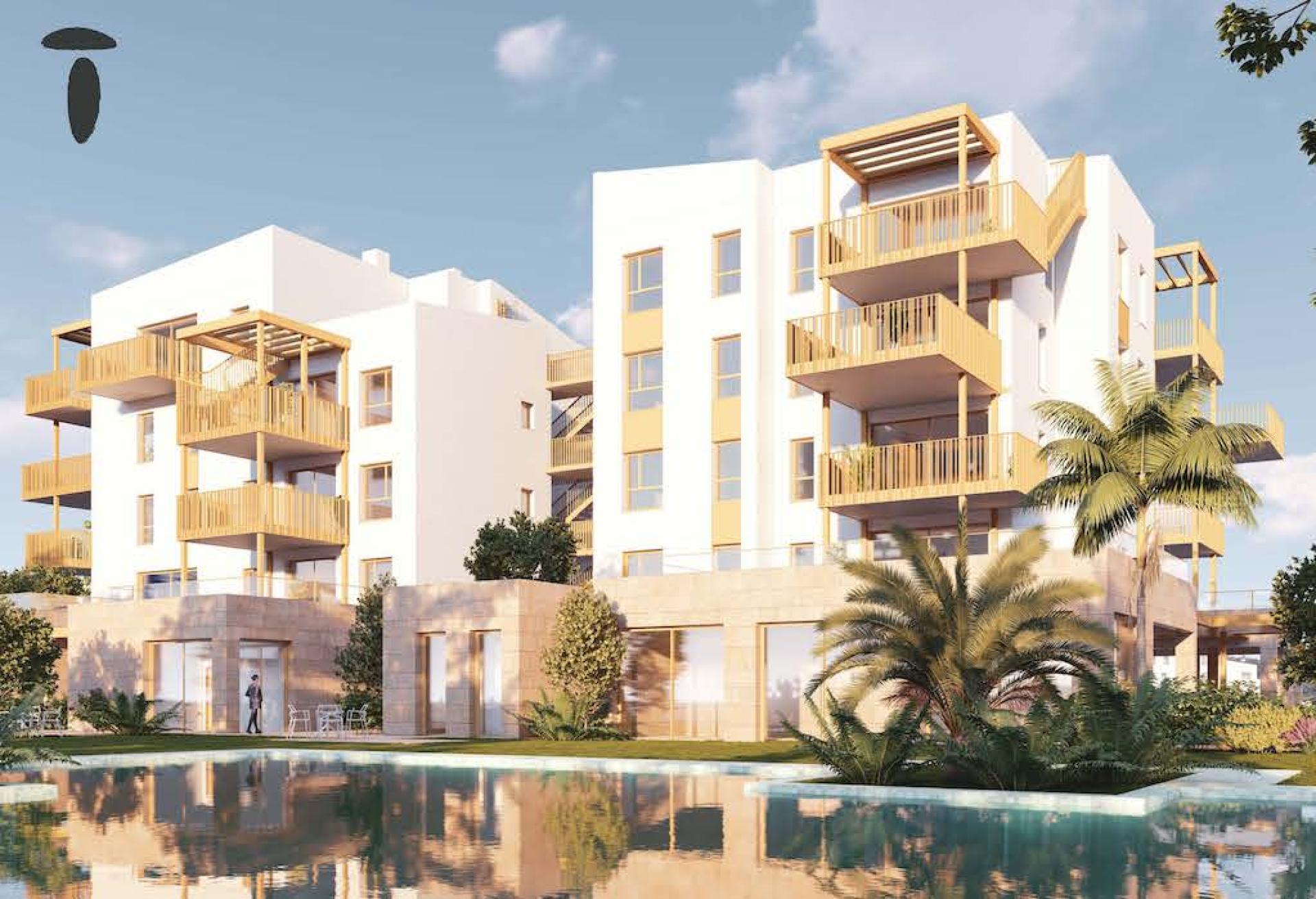 2 bedroom Apartment with garden in Denia - New build in Medvilla Spanje