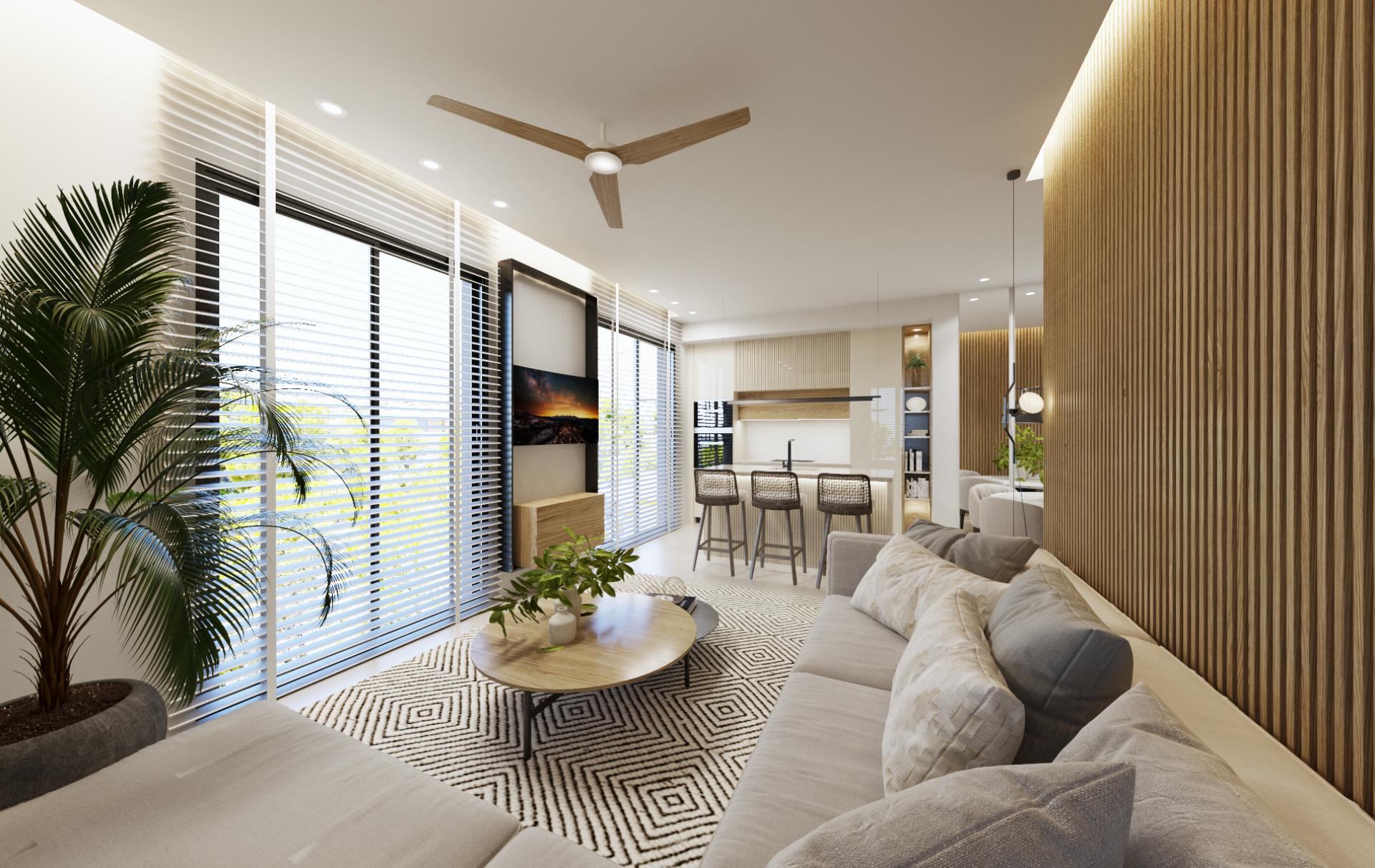 3 bedroom Apartments - solarium in Santa Rosalía Resort in Medvilla Spanje