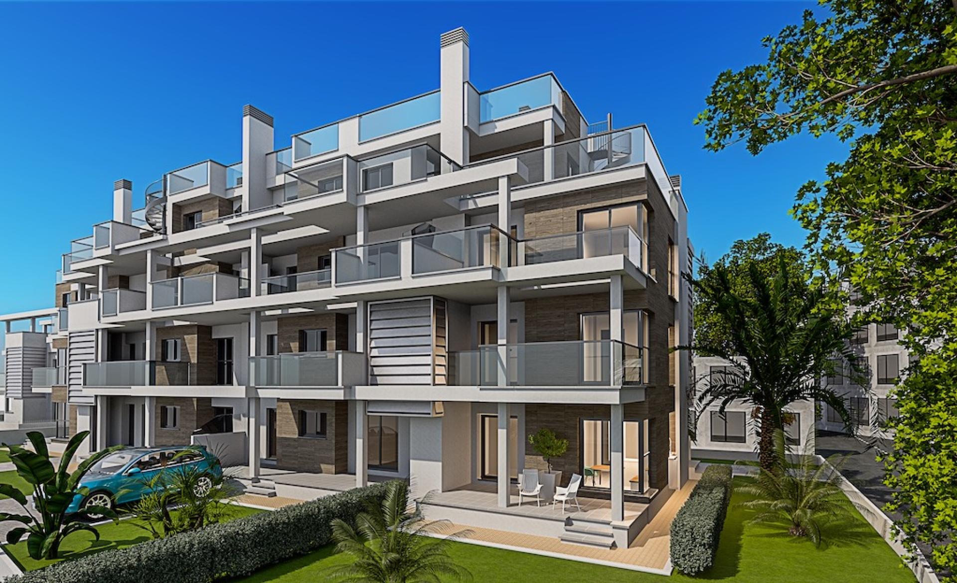 2 bedroom Apartments - solarium in Denia in Medvilla Spanje