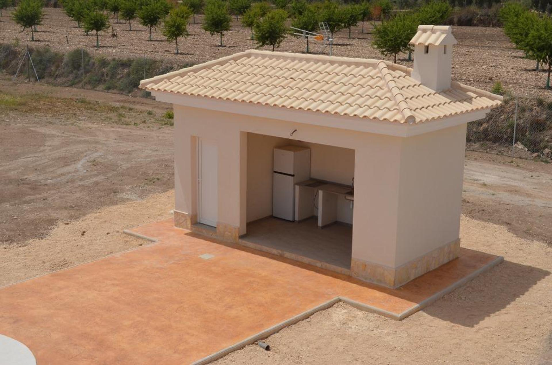 Luxury New Villas with Pool inc. land, licences & legalities in Alicante, Pinoso in Medvilla Spanje