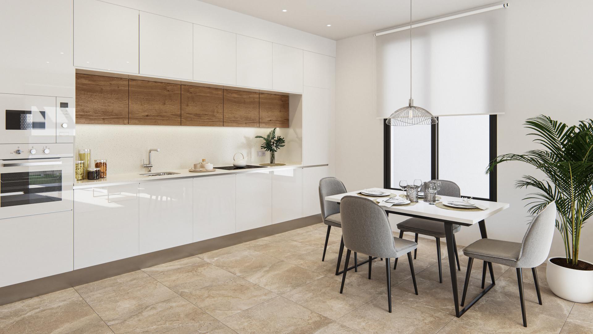 3 bedroom Apartments - solarium in Aguilas - New build in Medvilla Spanje